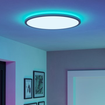 Eglo - LED RGBW Φωτιστικό οροφής μπάνιου dimming LED/16,8W/230V 2700-6500K διάμετρος 50 cm IP44 λευκό ZigBee