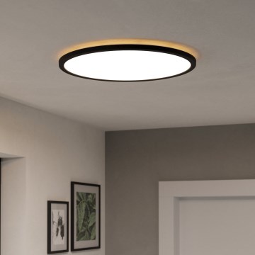 Eglo - LED RGBW Φωτιστικό οροφής μπάνιου dimming LED/16,8W/230V 2700-6500K διάμετρος 50 cm IP44 μαύρο ZigBee