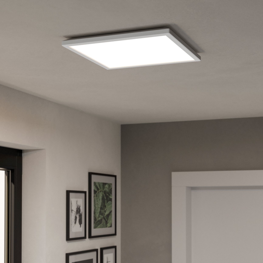 Eglo - LED RGBW Φωτιστικό οροφής μπάνιου dimming LED/17,6W/230V 2700-6500K 39x39 cm IP44 λευκό ZigBee