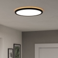 Eglo - LED RGBW Φωτιστικό οροφής μπάνιου dimming LED/18,5W/230V 2700-6500K pr.38,9cm IP44 μαύρο ZigBee