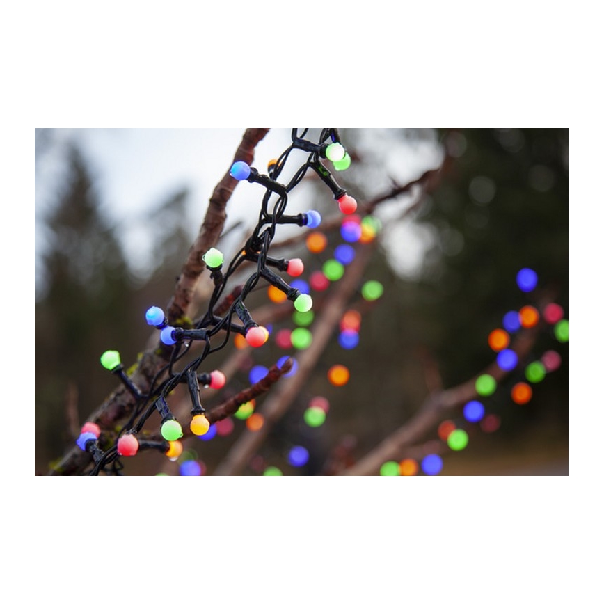 Eglo - LED γιρλάντα εξωτερικού χώρου 300xLED/8 λειτουργίες 11m IP44 πολύχρωμη
