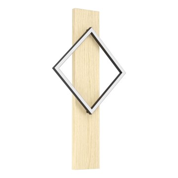 Eglo - LED Επιτοίχιο φωτιστικό LED/13W/230V μαύρο/μπεζ