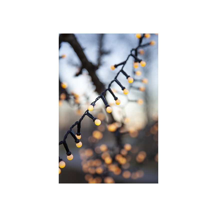 Eglo - LED εξωτερική χριστουγεννιάτικη γιρλάντα 700 LED, 8 λειτουργίες, 19 m, IP44, θερμό λευκό