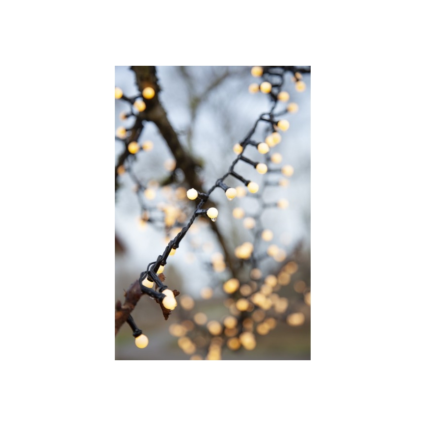 Eglo - LED εξωτερική χριστουγεννιάτικη γιρλάντα 700 LED, 8 λειτουργίες, 19 m, IP44, θερμό λευκό