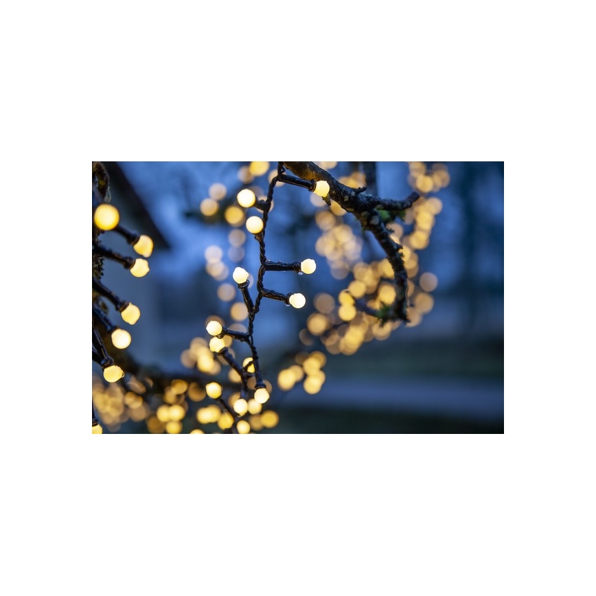 Eglo - LED εξωτερική χριστουγεννιάτικη γιρλάντα 700 LED, 8 λειτουργίες, 19 m, IP44, θερμό λευκό