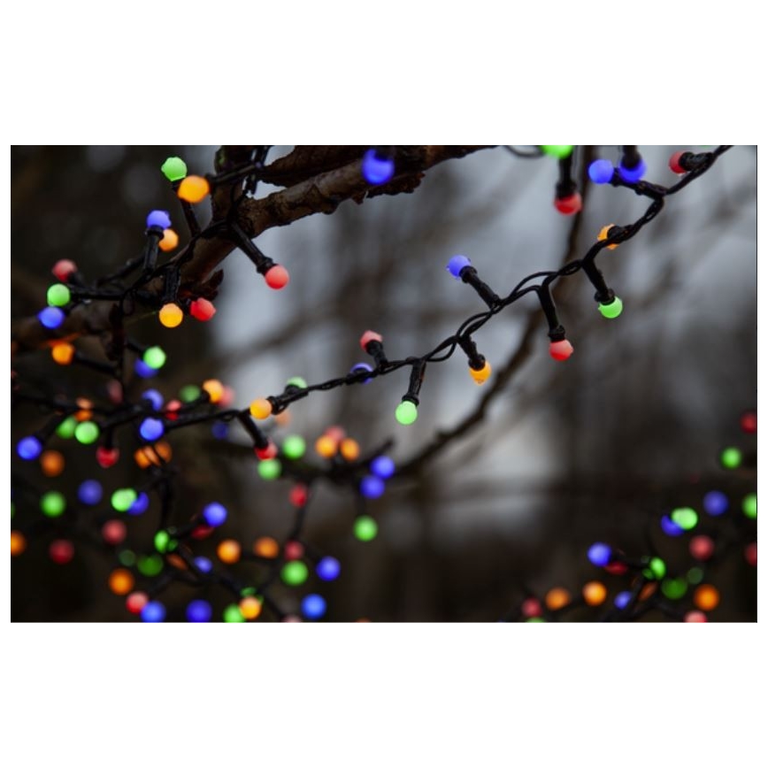Eglo 472-53 - LED Εξωτερικά Χριστουγεννιάτικα λαμπάκια BERRY MINI 700xLED/8 λειτουργίες 14m πολύχρωμα IP44