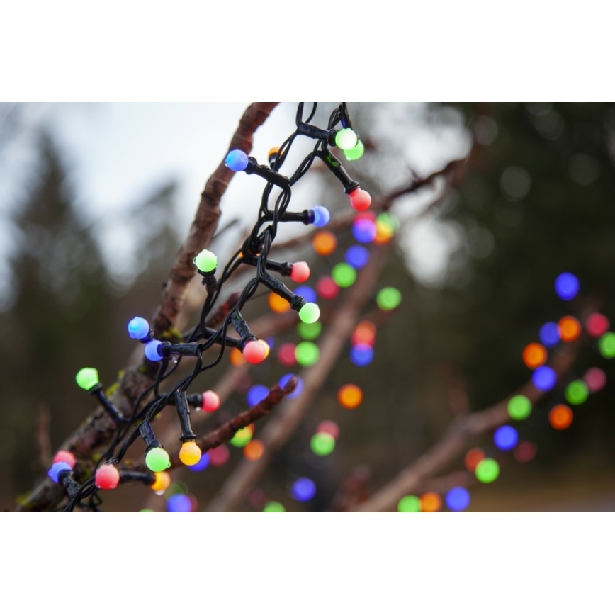 Eglo 472-53 - LED Εξωτερικά Χριστουγεννιάτικα λαμπάκια BERRY MINI 700xLED/8 λειτουργίες 14m πολύχρωμα IP44