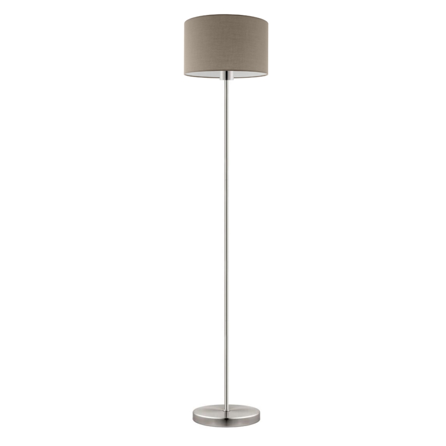 Eglo - LED  Επιδαπέδιο φωτιστικό TUNJA 1xE27/60W/230V ματ χρώμιο/taupe