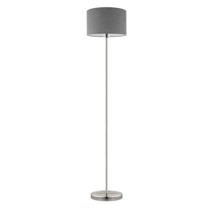 Eglo - LED  Επιδαπέδιο φωτιστικό TUNJA 1xE27/60W/230V ματ χρώμιο/γκρι