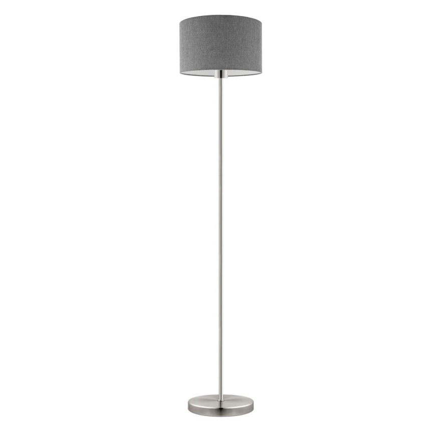 Eglo - LED  Επιδαπέδιο φωτιστικό TUNJA 1xE27/60W/230V ματ χρώμιο/γκρι
