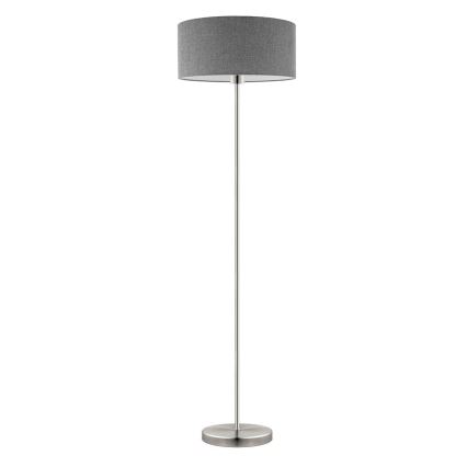 Eglo - LED  Επιδαπέδιο φωτιστικό TUNJA 1xE27/60W/230V ματ χρώμιο/γκρι
