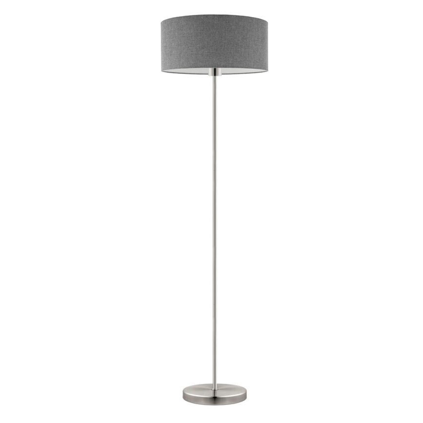 Eglo - LED  Επιδαπέδιο φωτιστικό TUNJA 1xE27/60W/230V ματ χρώμιο/γκρι