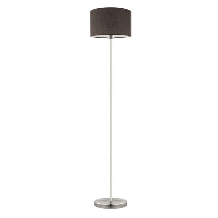 Eglo - LED  Επιδαπέδιο φωτιστικό TUNJA 1xE27/60W/230V ματ χρώμιο/καφέ
