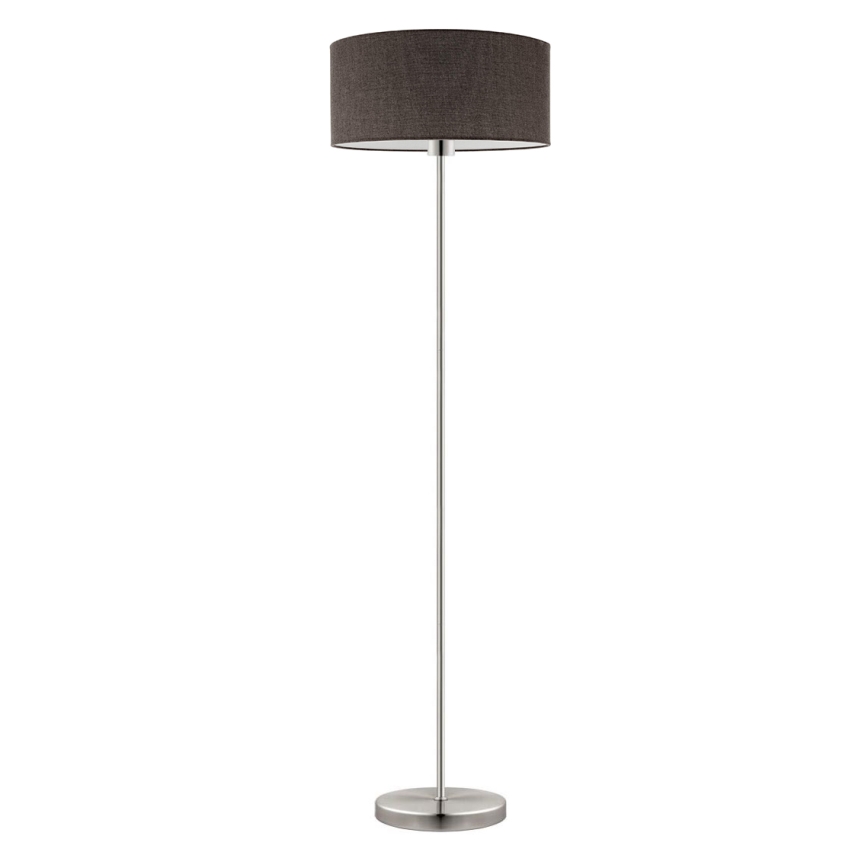Eglo - LED  Επιδαπέδιο φωτιστικό TUNJA 1xE27/60W/230V ματ χρώμιο/καφέ