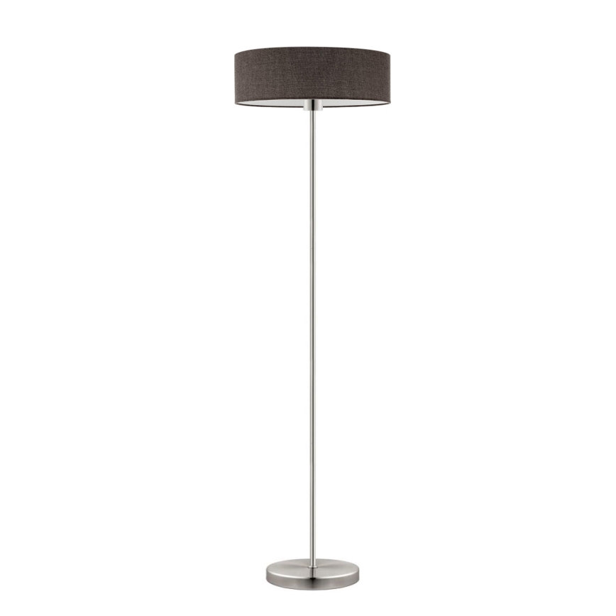 Eglo - LED  Επιδαπέδιο φωτιστικό TUNJA 1xE27/60W/230V ματ χρώμιο/καφέ