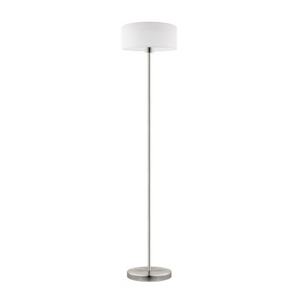 Eglo - LED  Επιδαπέδιο φωτιστικό TUNJA 1xE27/60W/230V ματ χρώμιο/λευκό