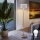 Eglo - LED  Επιδαπέδιο φωτιστικό TUNJA 1xE27/60W/230V ματ χρώμιο/λευκό