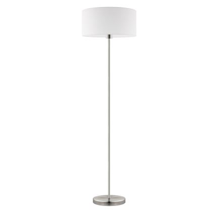 Eglo - LED  Επιδαπέδιο φωτιστικό TUNJA 1xE27/60W/230V ματ χρώμιο/λευκό