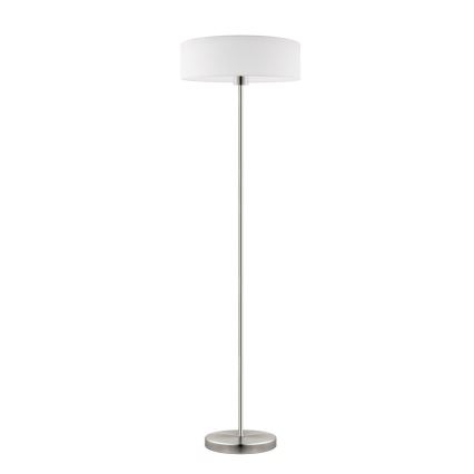 Eglo - LED  Επιδαπέδιο φωτιστικό TUNJA 1xE27/60W/230V ματ χρώμιο/λευκό