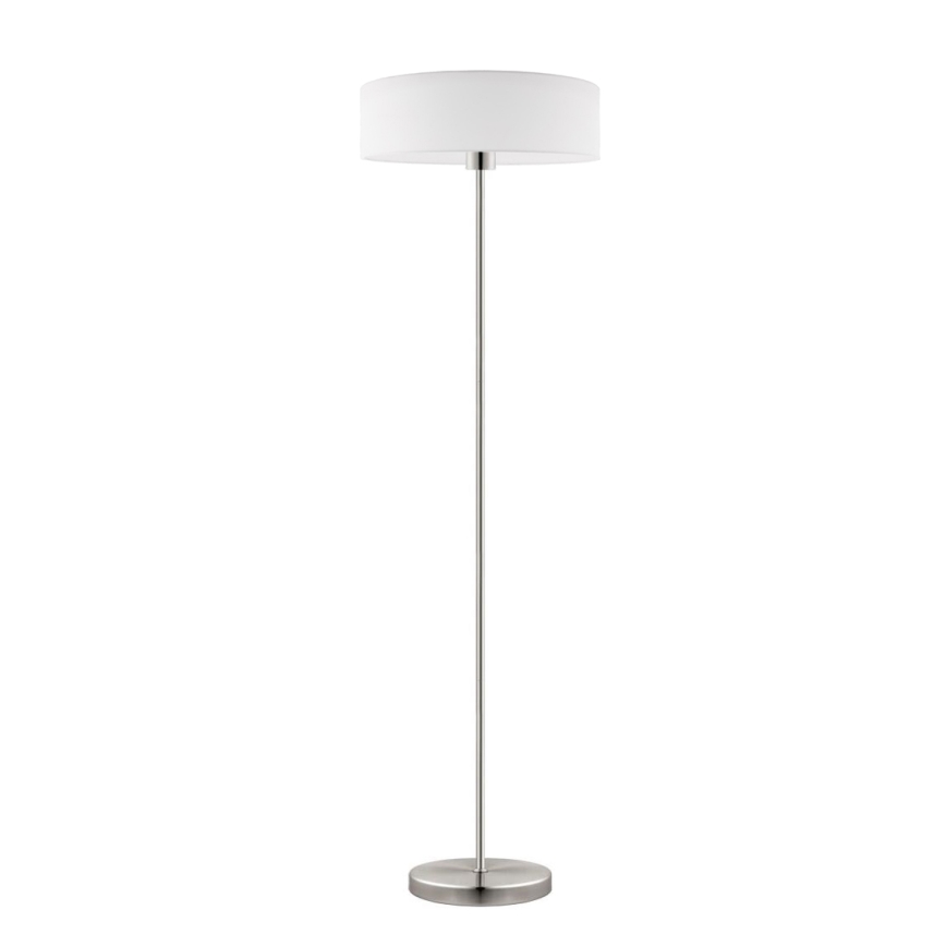 Eglo - LED  Επιδαπέδιο φωτιστικό TUNJA 1xE27/60W/230V ματ χρώμιο/λευκό