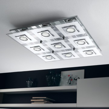 Eglo - LED οροφιαίο φωτιστικό 9xGU10/3W/230V