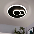 Eglo - LED Οροφής Φωτιστικό LED/7,8W/230V διάμ. 20 εκ. μαύρο