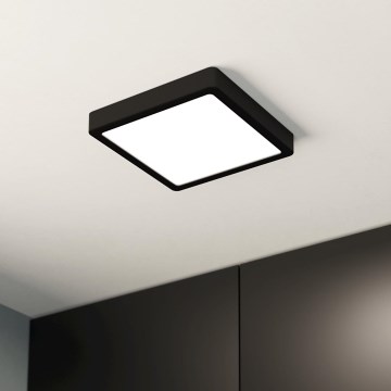 Eglo - LED οροφιαίο φωτιστικό μπάνιου LED/17W/230V IP44 μαύρο