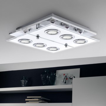 EGLO - LED Οροφωτιστικό 6xGU10/3W/230V