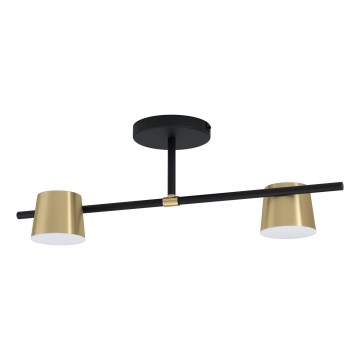 Eglo - LED Πλαφονιέρα οροφής 2xGU10/4,6W/230V 3000K χρυσό