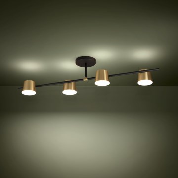 Eglo - LED Πλαφονιέρα οροφής 4xGU10/4,6W/230V 3000K χρυσό