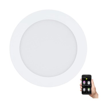 Eglo - LED Ρυθμιζόμενο φωτιστικό οροφής μπάνιου LED/10,5W/230V IP44 ZigBee