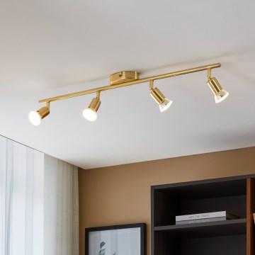 Eglo - LED Σποτ 4xGU10/2,8W/230V 3000K χρυσό