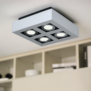Eglo - LED Σποτ 4xGU10-LED/5W/230V