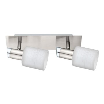 Eglo - LED Σποτ MY CHOICE 2xE14/4W/230V ματ χρώμιο/λευκό