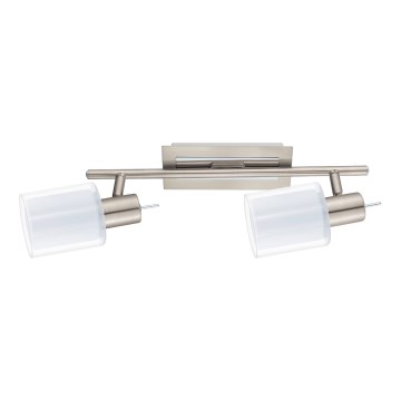 Eglo - LED Σποτ MY CHOICE 2xE14/4W/230V ματ χρώμιο/λευκό