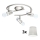 Eglo - LED Σποτ MY CHOICE 3xE14/4W/230V  ματ χρώμιο/κρεμ
