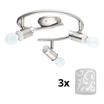 Eglo - LED Σποτ MY CHOICE 3xE14/4W/230V  ματ χρώμιο/λευκό