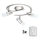 Eglo - LED Σποτ MY CHOICE 3xE14/4W/230V  ματ χρώμιο/λευκό