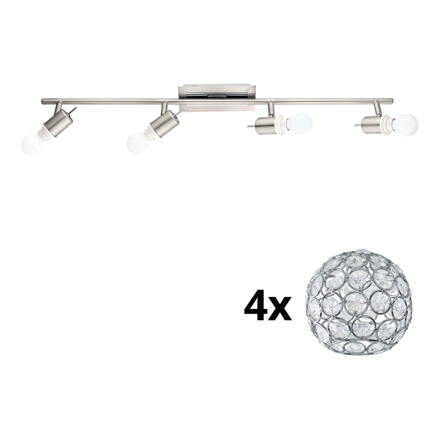 Eglo - LED Σποτ MY CHOICE 4xE14/4W/230V ματ χρώμιο