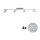 Eglo - LED Σποτ MY CHOICE 4xE14/4W/230V ματ χρώμιο