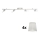 Eglo - LED Σποτ MY CHOICE 4xE14/4W/230V ματ χρώμιο/κρεμ
