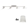 Eglo - LED Σποτ MY CHOICE 4xE14/4W/230V ματ χρώμιο/κρεμ