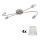 Eglo - LED Σποτ MY CHOICE 4xE14/4W/230V ματ χρώμιο/κρεμ
