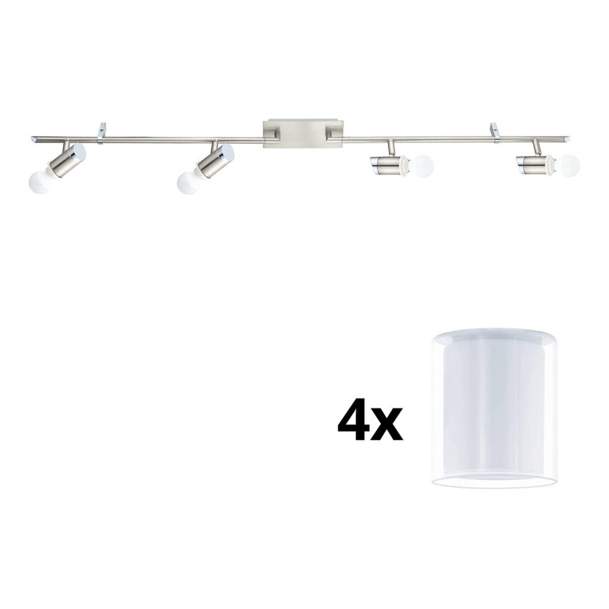 Eglo - LED Σποτ MY CHOICE 4xE14/4W/230V ματ χρώμιο/λευκό