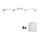 Eglo - LED Σποτ MY CHOICE 4xE14/4W/230V  ματ χρώμιο/λευκό