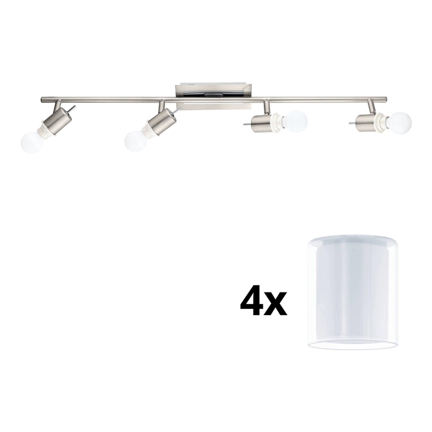 Eglo - LED Σποτ MY CHOICE 4xE14/4W/230V ματ χρώμιο/λευκό