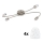 Eglo - LED Σποτ MY CHOICE 4xE14/4W/230V ματ χρώμιο/λευκό
