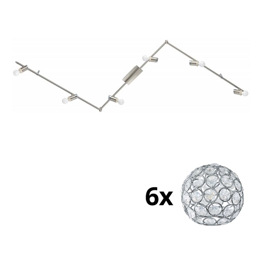 Eglo - LED Σποτ MY CHOICE 6xE14/4W/230V ματ χρώμιο