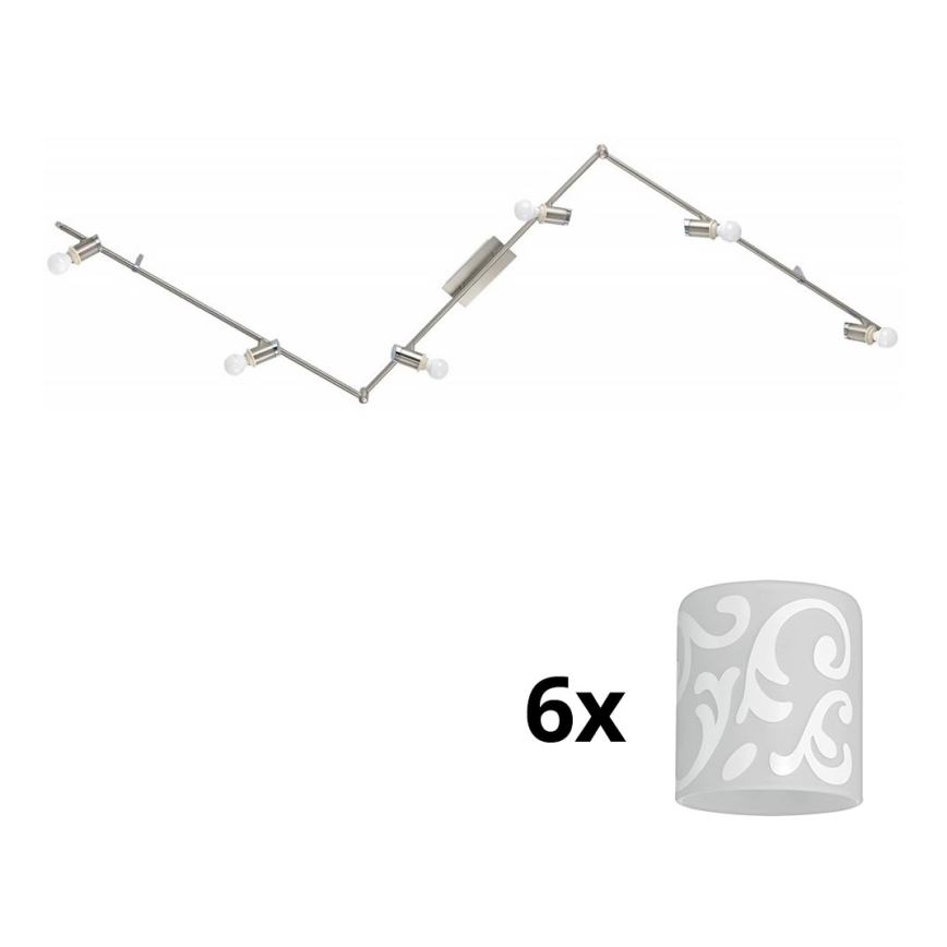 Eglo - LED Σποτ MY CHOICE 6xE14/4W/230V ματ χρώμιο/λευκό