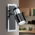 Eglo - LED σποτ φωτιστικό 1xGU10/5W/230V μαύρο